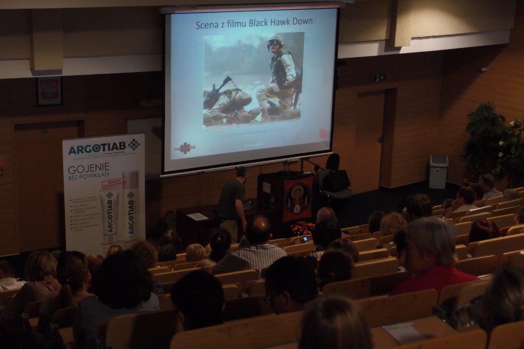 SDM Argotiab Granudacyn Sastomed Hexanova leczenie ran8 - Hexanova wzięła udział w szkoleniu Służb Medycznych wspierających w wolontariacie ŚDM Kraków 2016.
